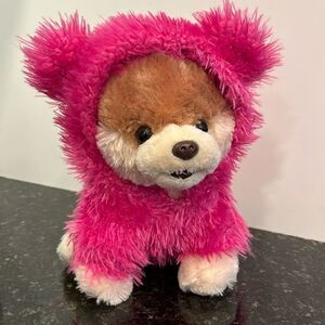 Gund BOO Worlds Cutest Dog Pomeranian Dog Plush Stuffed Animal w Pink Sweater